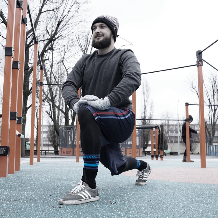 Шкарпетки водонепроникні Dexshell Ultra Dri Sports, р-р XL, з блакитною смугою