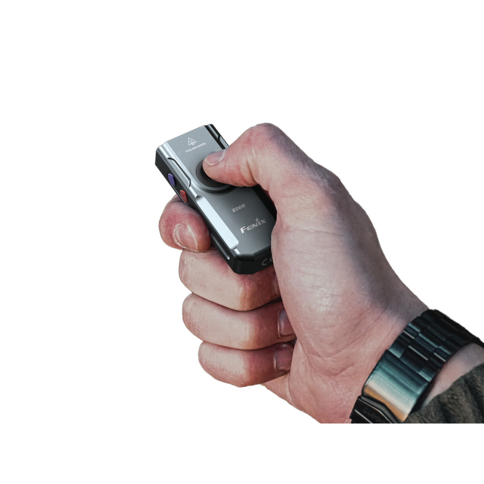 Ліхтар наключний Fenix E06R бірюзовий