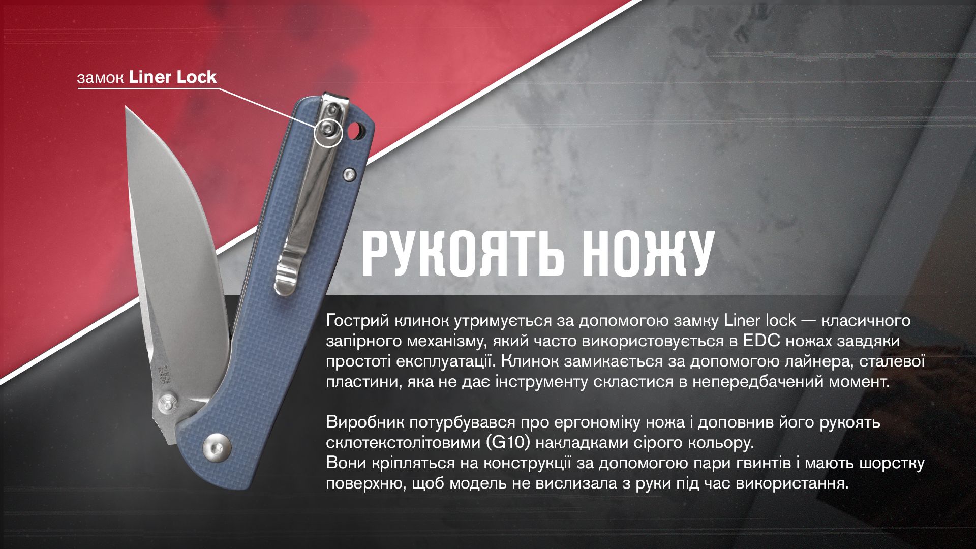 Ніж складаний Ganzo G6805-GY сірий