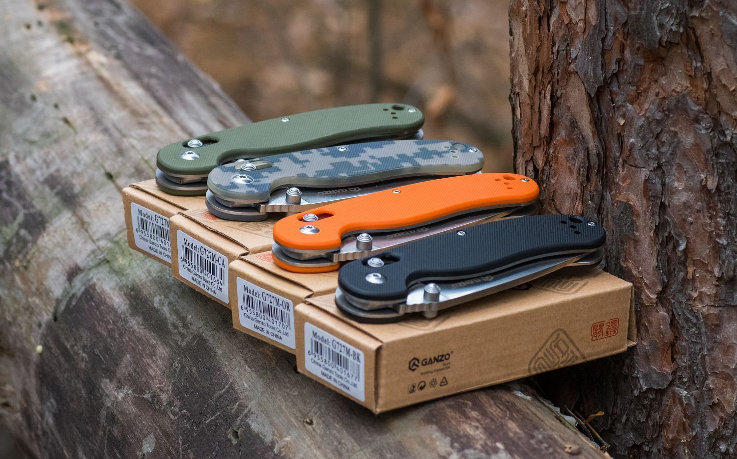 Ніж складаний Ganzo G727M камуфляж