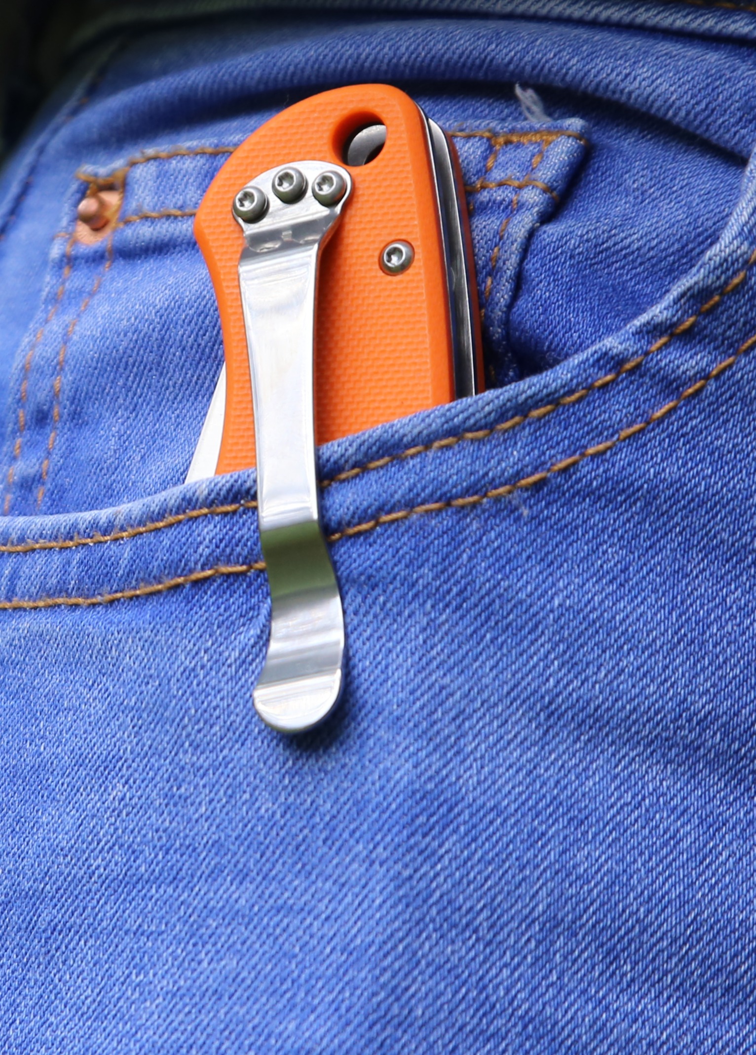 Ніж складаний Ganzo G729-OR помаранчевий