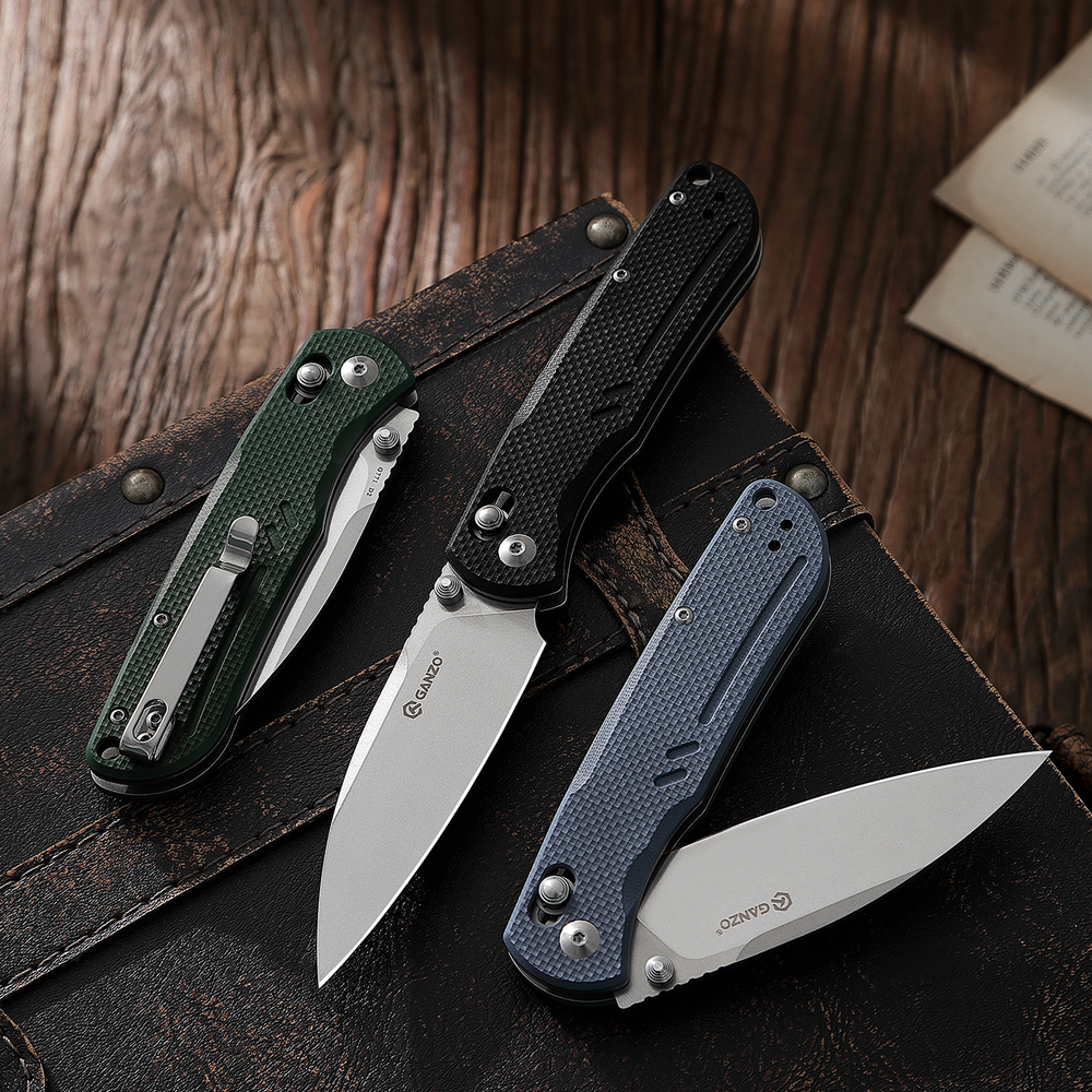 Ніж складаний Ganzo G771-GY сірий