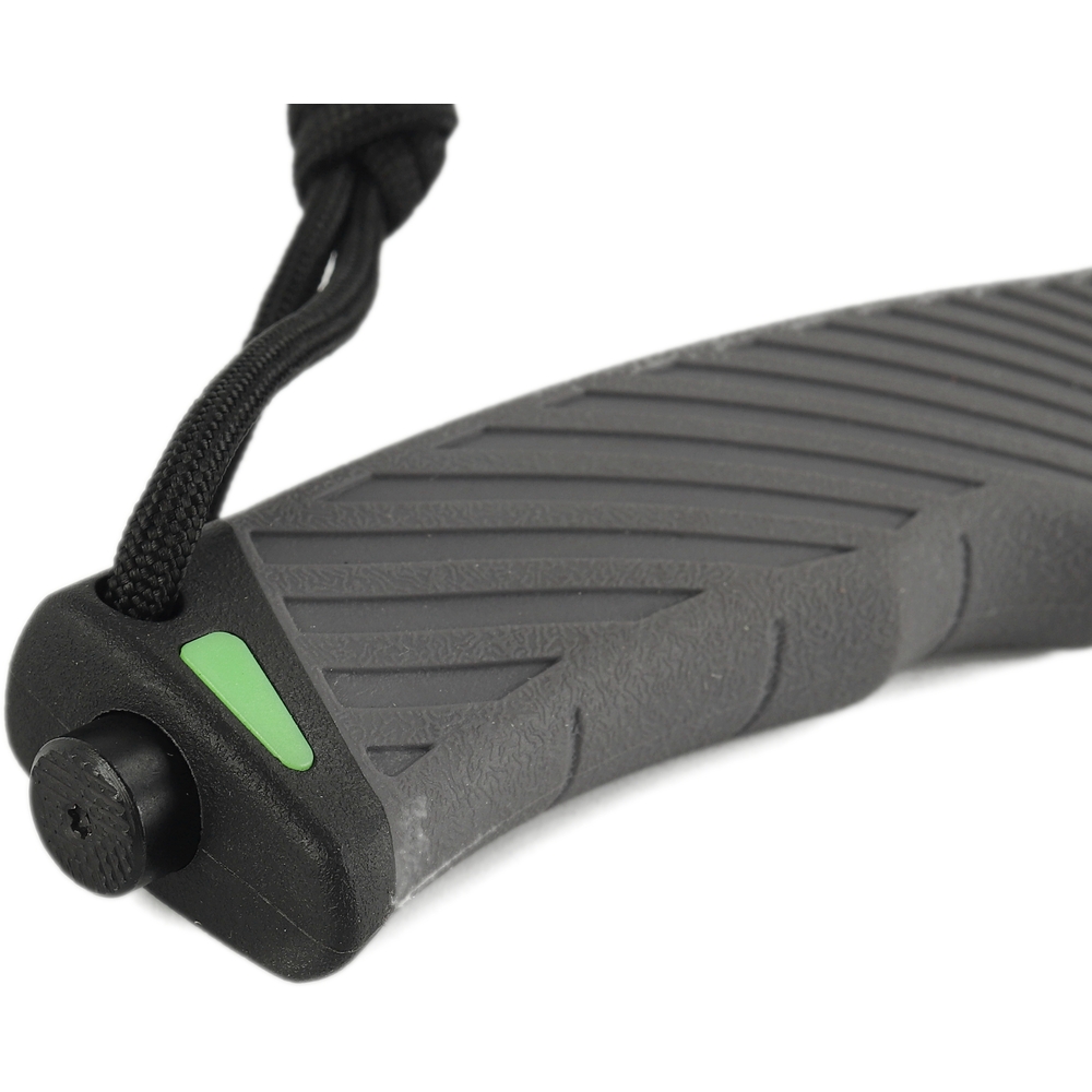 Ніж Ganzo G8012V2-GY сiрий (G8012V2-GY) з паракордом