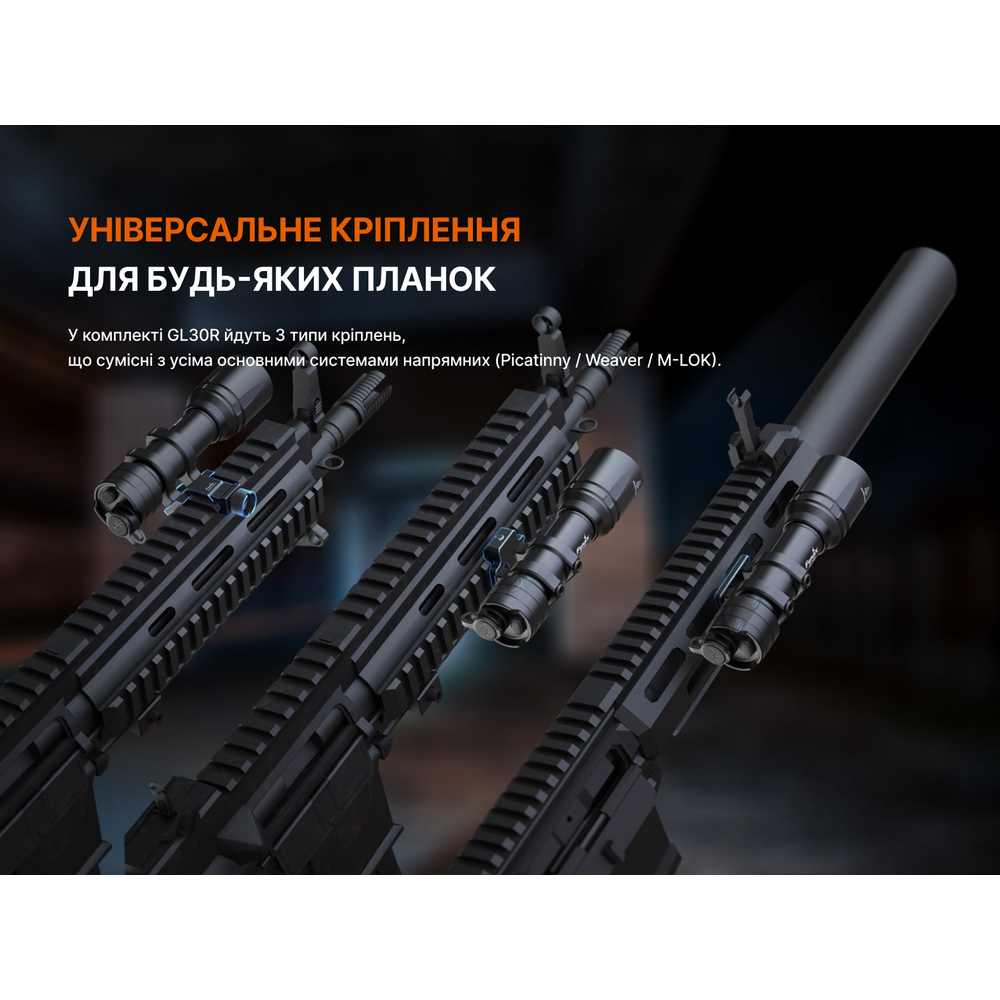 Ліхтар до пістолета Fenix GL30R