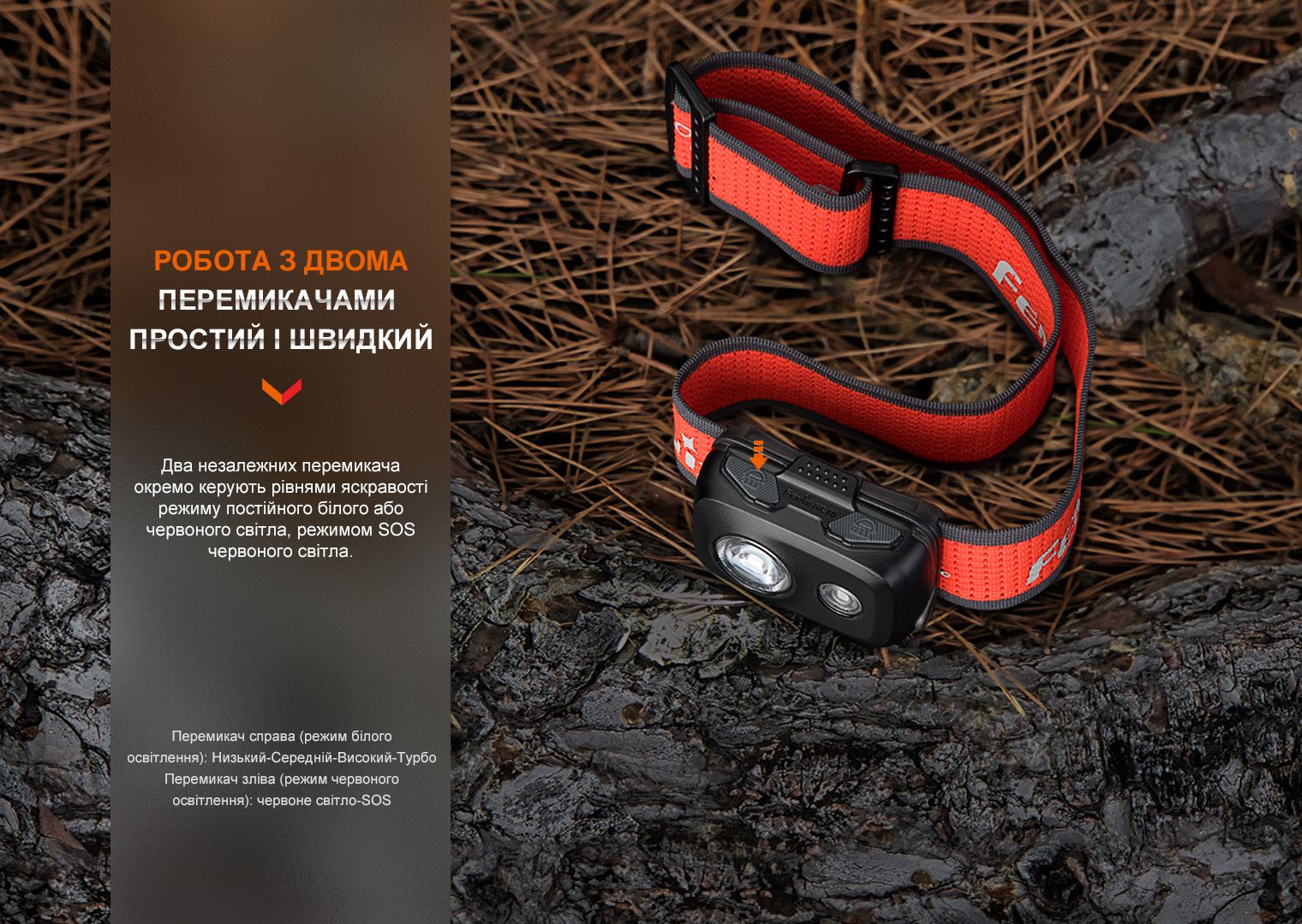 Ліхтар налобний Fenix HL16 AAA рожевий