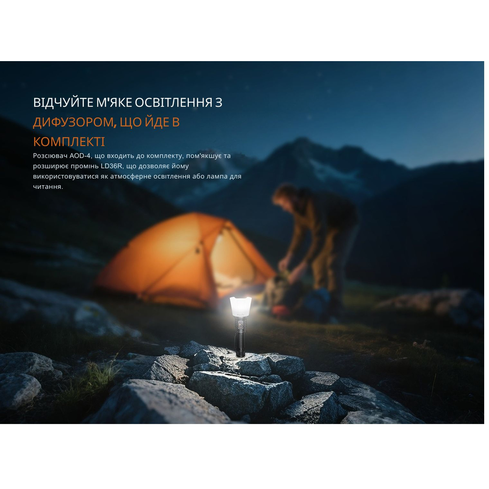 Ліхтар ручний Fenix LD36RFC вогняний камуфляж