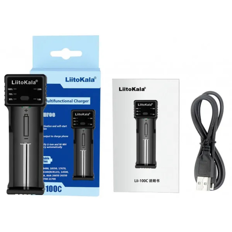 Зарядний пристрій LiitoKala Lii-100С battery charger