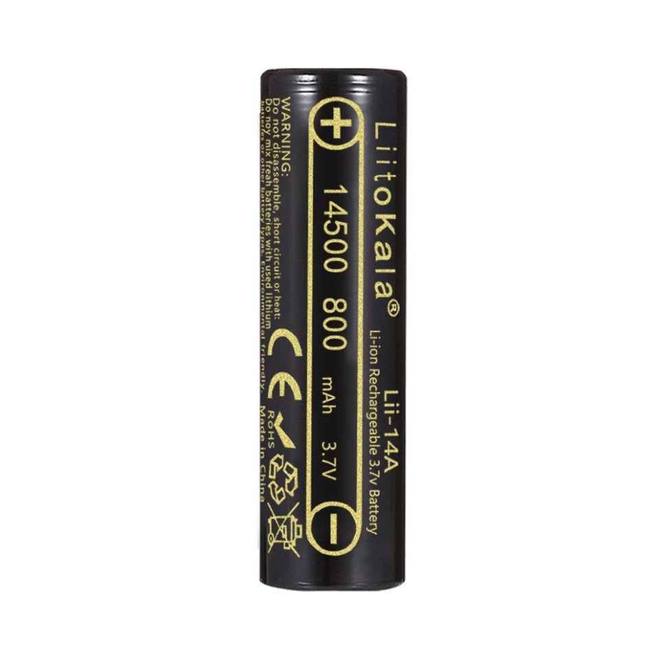 Акумулятор LiitoKala Lii-14A 14500 800mah battery