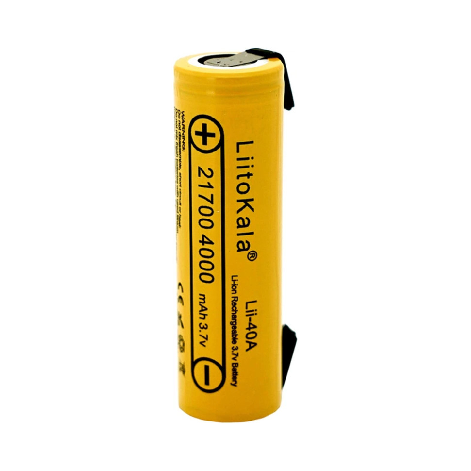 Акумулятор LiitoKala Lii-40A-N 21700 4000mah battery