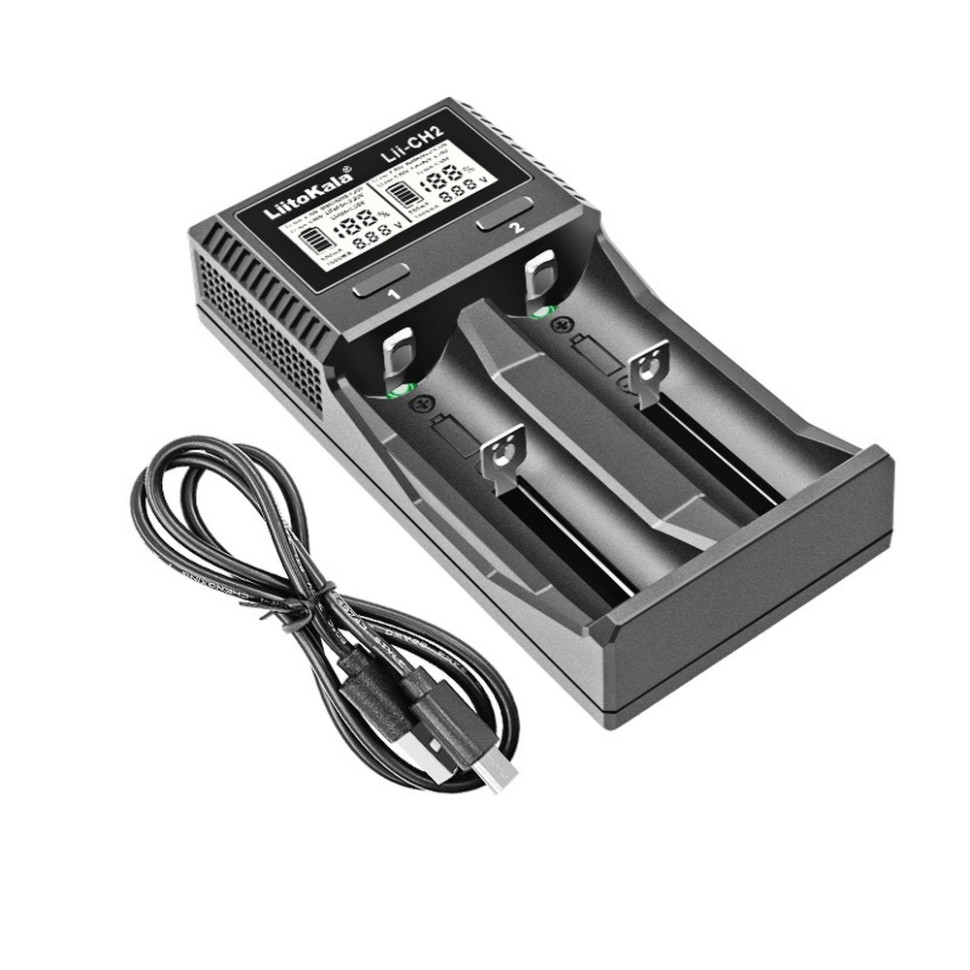 Універсальний зарядний пристрій LiitoKala Lii-CH2 5V 2A на 2 канали