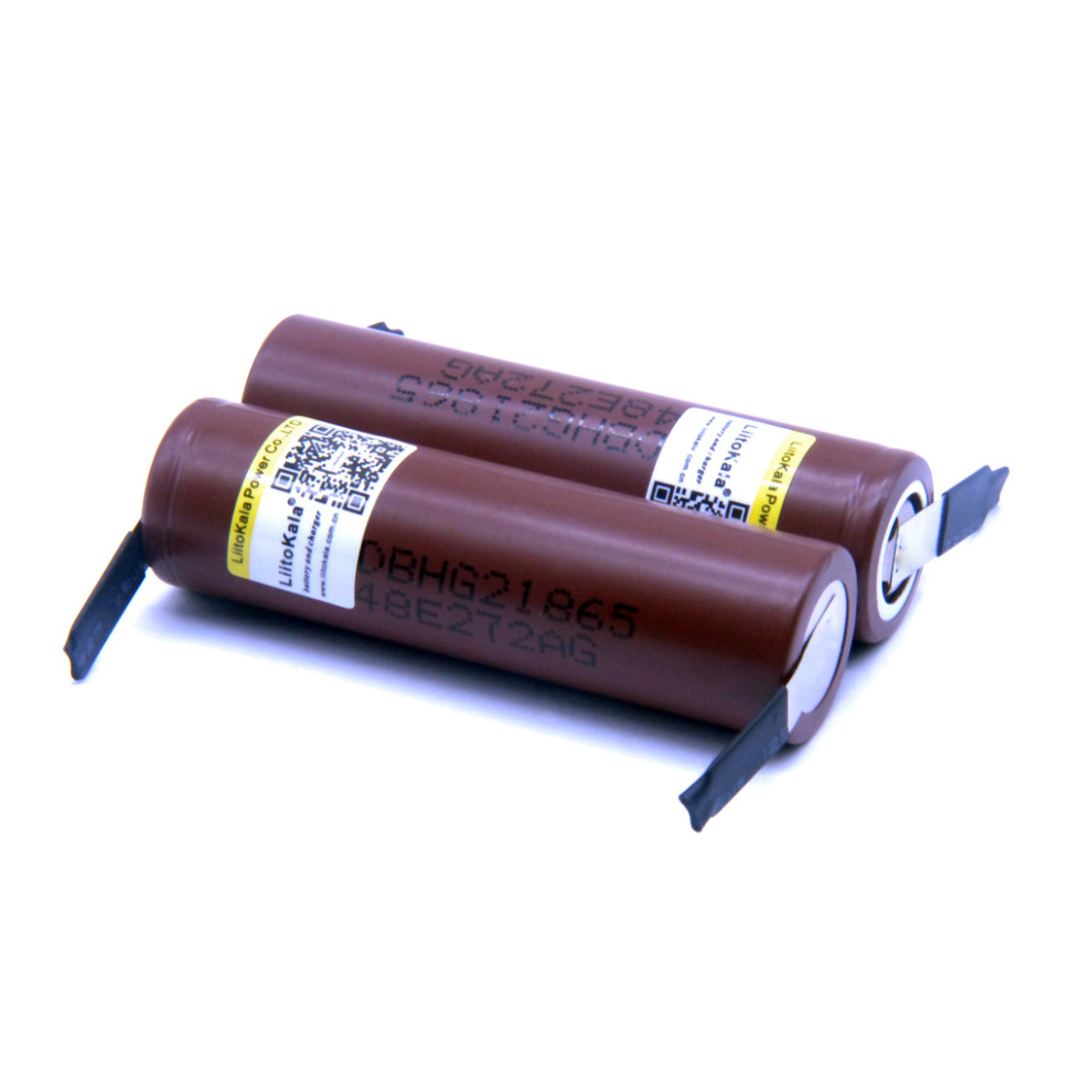 Акумулятор Liitokala Lii HG2-N 18650 3000 mAh 20A без захисту