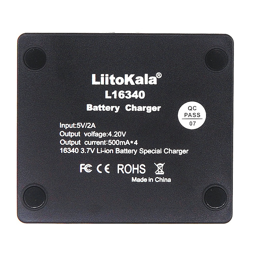 Універсальний  зарядний пристрій LiitoKala Lii-L16340 на 4 канали