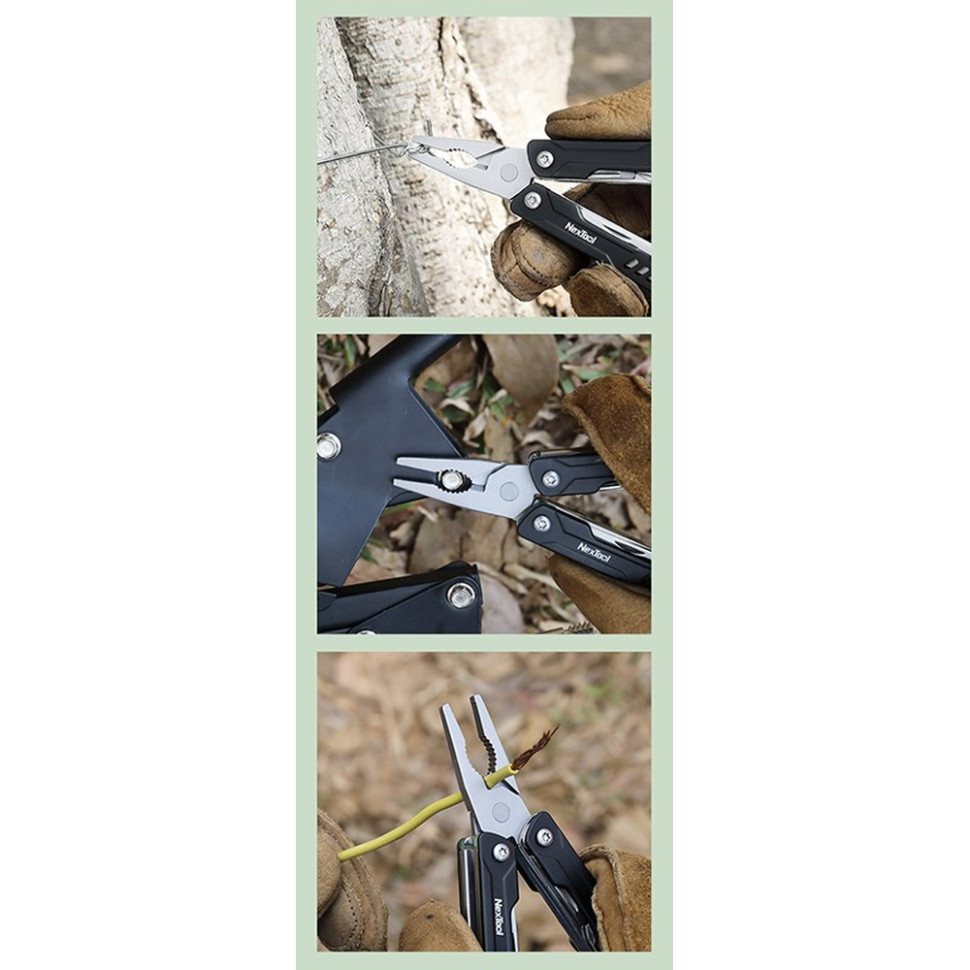 Мультитул NexTool Mini Sailor Pliers S11 чорний