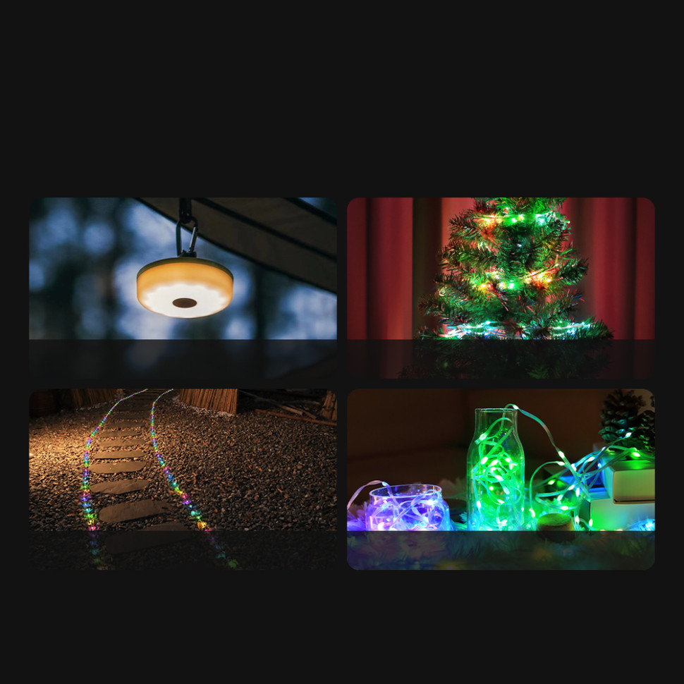 Кемпінговий ліхтар-гірлянда NexTool Milky Way - RGB (7 метрів)