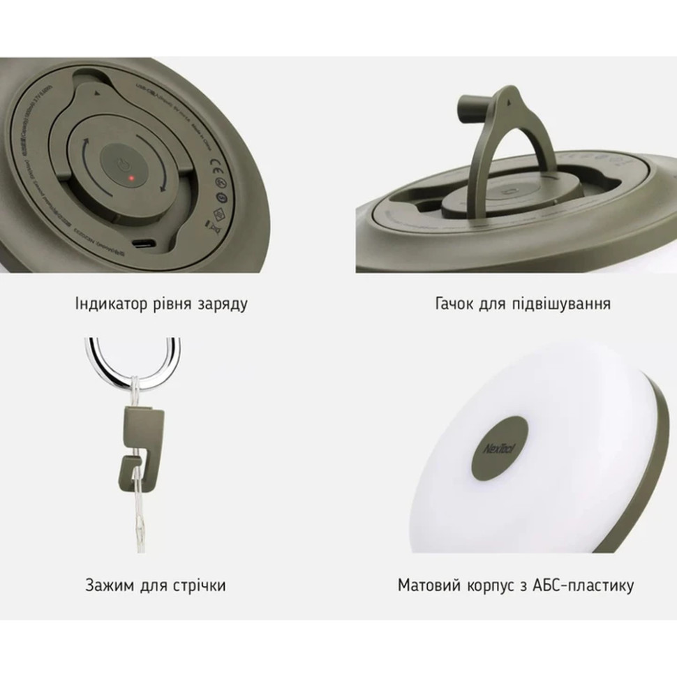 Кемпінговий ліхтар-гірлянда NexTool Milky Way, біла (10 метрів)