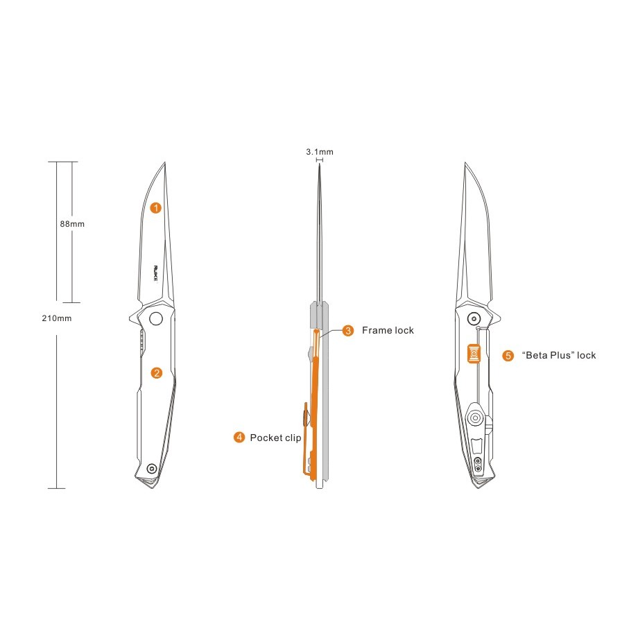 Ніж складаний Ruike P108-SF