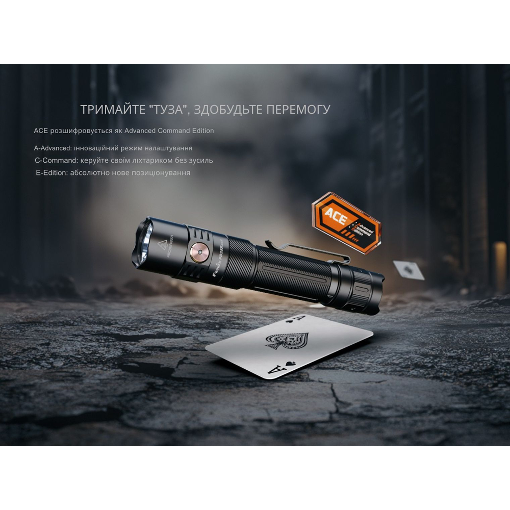 Ліхтар тактичний ручний Fenix PD35R ACE 2000 лм