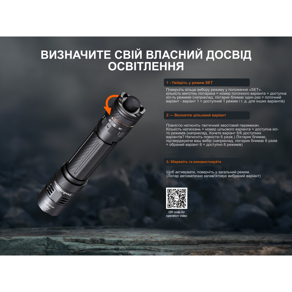 Ліхтар тактичний Fenix PD45R ACE