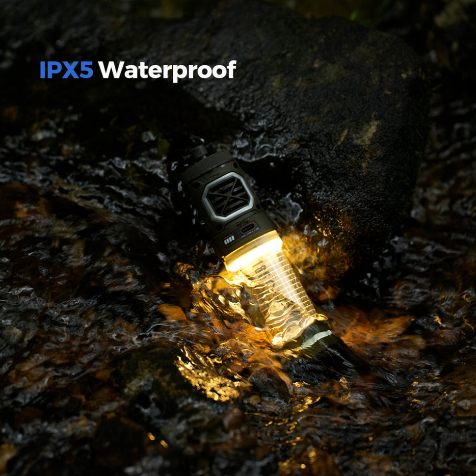 Фумігатор-ліхтар кемпінговий Flextail Tiny Repel S, зелений