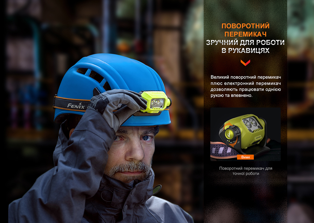 Ліхтар налобний Fenix WH23R з безконтактним датчиком