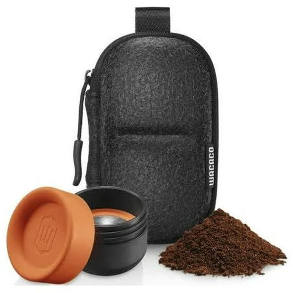 Два додаткових фільтра-кошика у чохлі для портативної кавоварки Wacaco Minipresso GR2