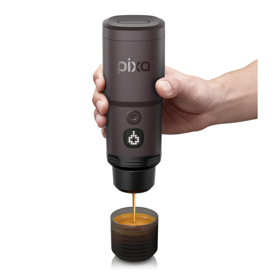 Портативна електрична еспресо-кавоварка Wacaco Pixapresso для меленої кави та капсул, червона