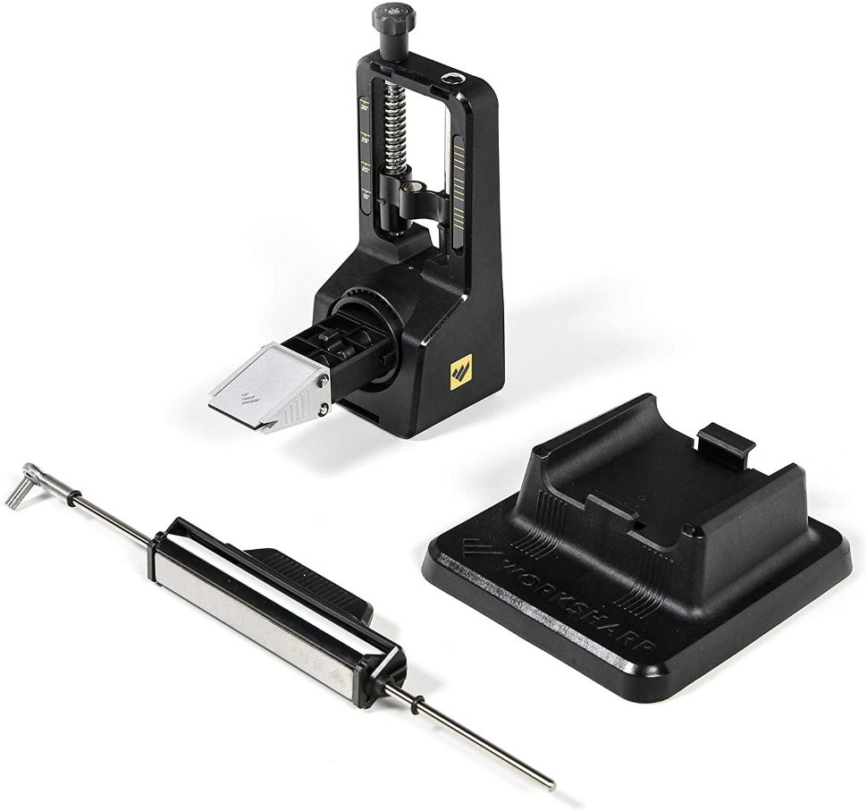 Акційний набір Work Sharp Точилка механічна The Precision Adjust Knife Sharpener WSBCHPAJ-I + Точилка механічна Micro WSEDCMCR
