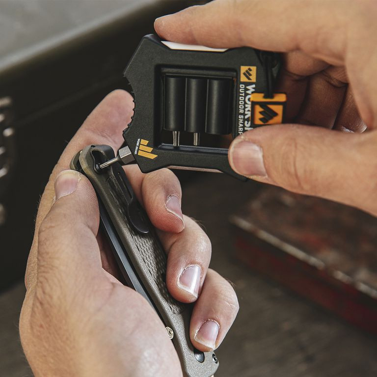 Акційний набір Work Sharp Точилка механічна The Precision Adjust Knife Sharpener WSBCHPAJ-I + Точилка механічна Micro WSEDCMCR