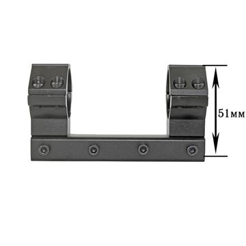 Крепление на оружие для фонаря 2x30mm Ring Telescopic Sights (планка Вивера 9 мм)