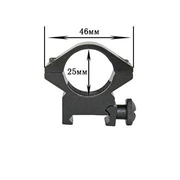 Крепление на оружие для фонаря 25 DK (планка Вивера 19 мм)