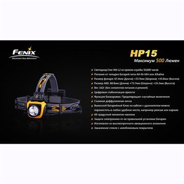 Фонарь Fenix HP15 XM-L2