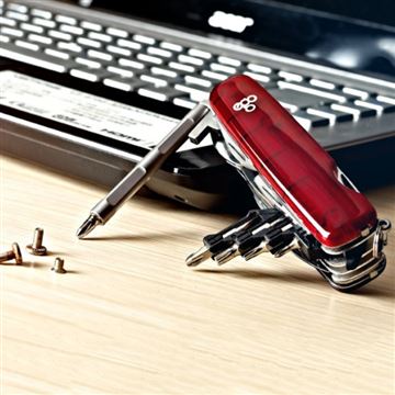 Мультитул Ego IT.02, красный с набором бит