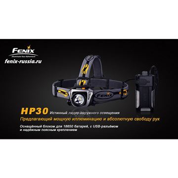 Фонарь Fenix HP30 XM-L2, желтый