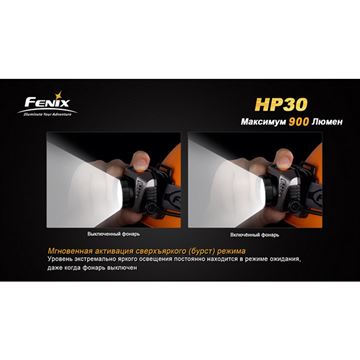 Фонарь Fenix HP30 XM-L2, желтый