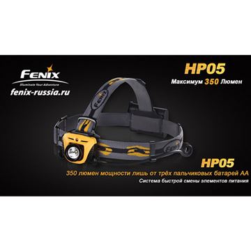 Фонарь Fenix HP05 XP-G (R5), желтый