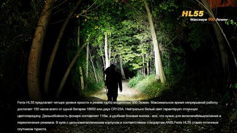 Фонарь Fenix HL55 XM-L2 (T6)