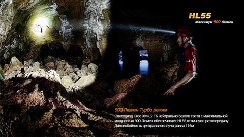 Фонарь Fenix HL55 XM-L2 (T6)