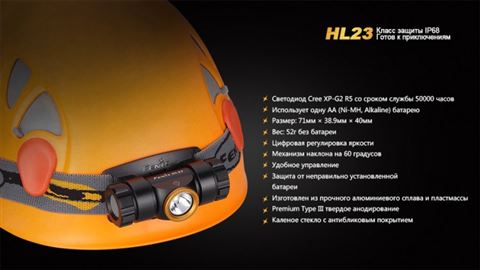 Фонарь Fenix HL23 Cree XP-G2 R5