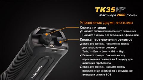Фонарь Fenix TK35UE (2015) Cree XHP-50