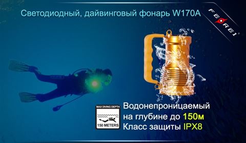Фонарь Ferei W170A CREE XM-L2