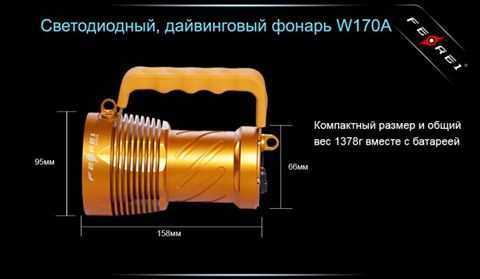 Фонарь Ferei W170A CREE XM-L2