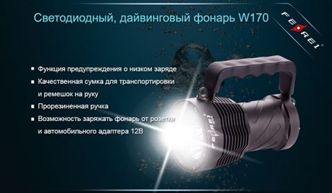 Фонарь Ferei W170 CREE XM-L2