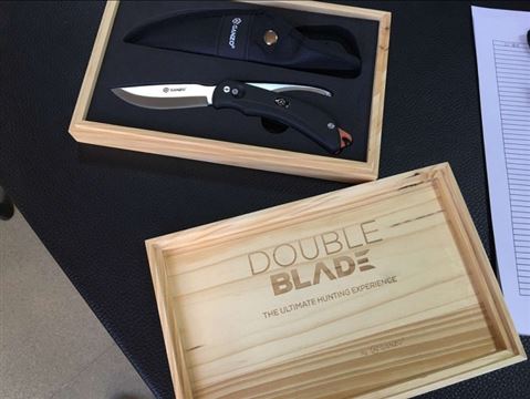 Нож Ganzo G802 (черный, оранжевый)