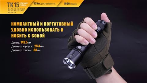 Фонарь Fenix TK15UE CREE XP-L HI V3 LED Ultimate Edition