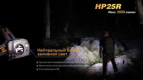 Налобный фонарь Fenix HP25R Cree XM-L2 U2