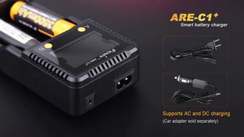 Зарядное устройство Fenix ARE-C1+ (26650, 18650, 16340, 14500, 10440, AA, AAA, C)