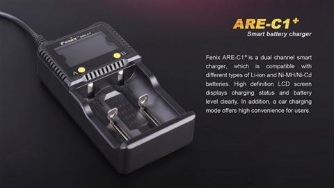 Зарядное устройство Fenix ARE-C1+ (26650, 18650, 16340, 14500, 10440, AA, AAA, C)