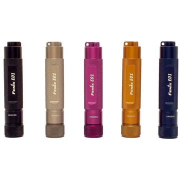 Фонарь Fenix E01 Nichia GS серый