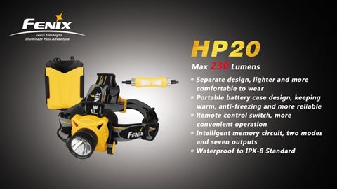Налобный фонарь Fenix HP20 Cree XP-G  R5
