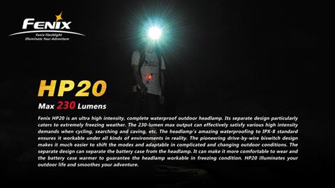 Налобный фонарь Fenix HP20 Cree XP-G  R5
